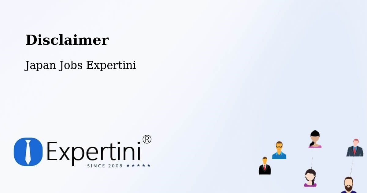 Disclaimer – Shima - Japan Jobs Expertini