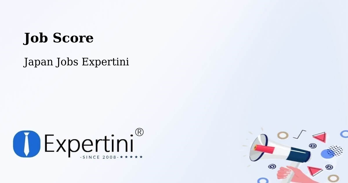 Job Score & Job Description Score Tool – Shima - Japan Jobs Expertini